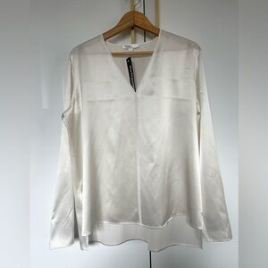 HUGO BOSS silk v-neck blouse